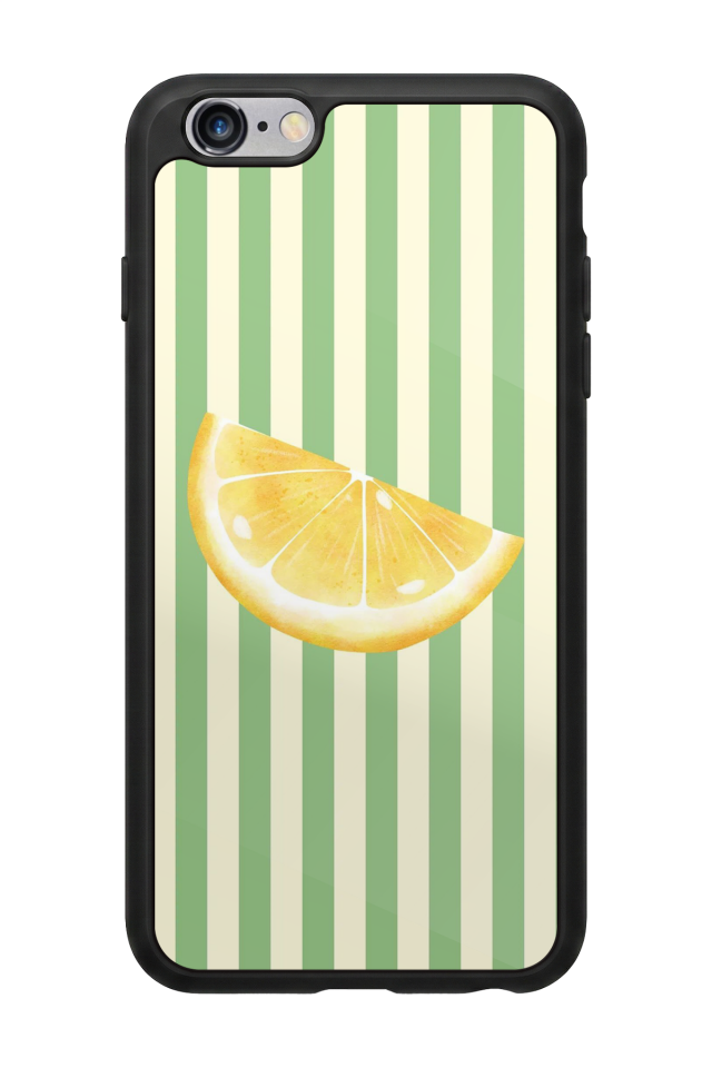 iPhone 6 Plus Uyumlu Limon Tasarımlı Glossy Premium Kılıf