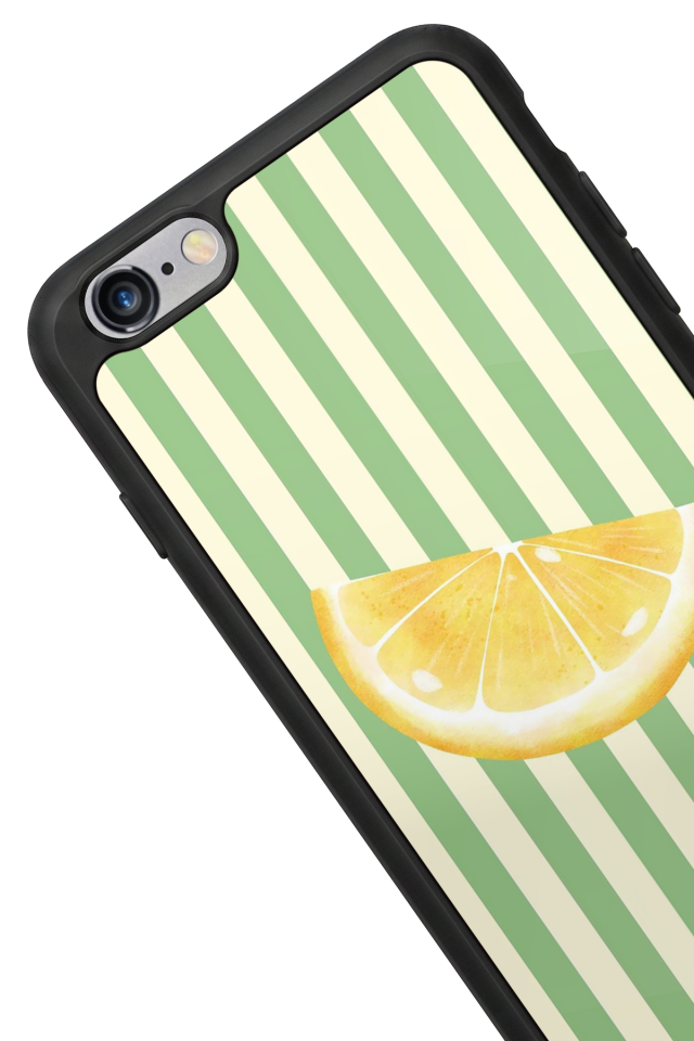 iPhone 6 Plus Uyumlu Limon Tasarımlı Glossy Premium Kılıf