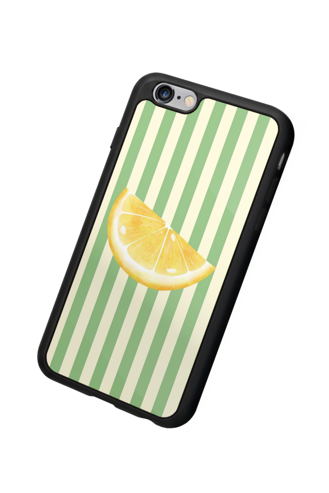 iPhone 6 Plus Uyumlu Limon Tasarımlı Glossy Premium Kılıf