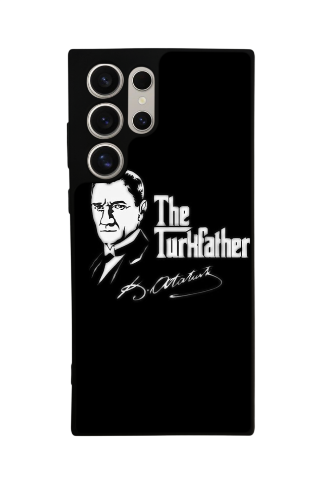 Samsung Galaxy S24 Ultra Uyumlu Mustafa Kemal Ataturk Tasarımlı Glossy Premium Kılıf