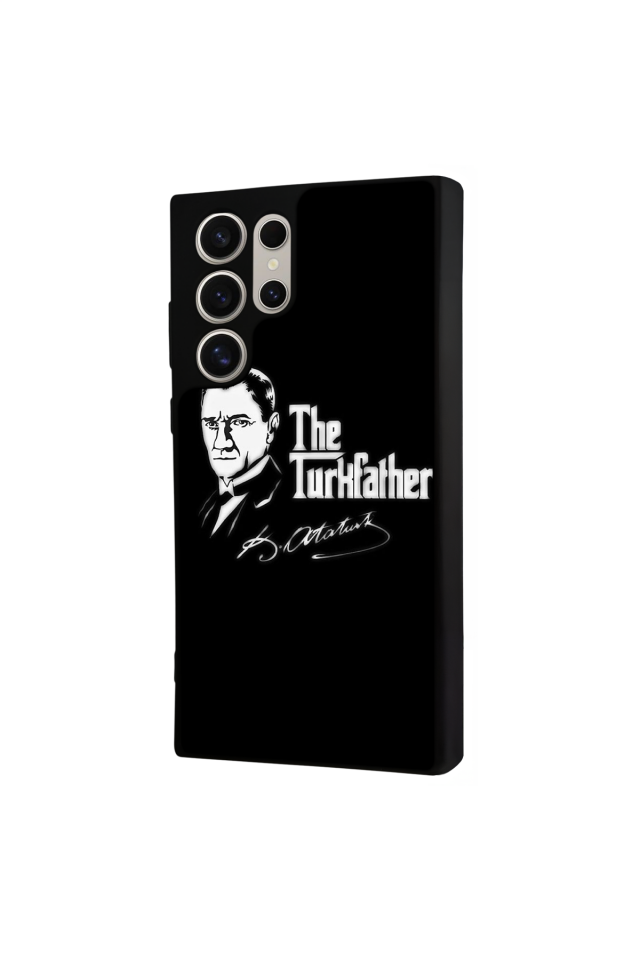 Samsung Galaxy S24 Ultra Uyumlu Mustafa Kemal Ataturk Tasarımlı Glossy Premium Kılıf