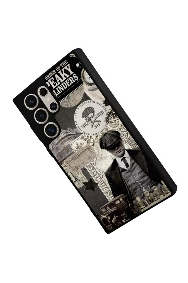 Samsung Galaxy S22 Ultra Uyumlu Peaky Blinders Tasarımlı Glossy Premium Kılıf