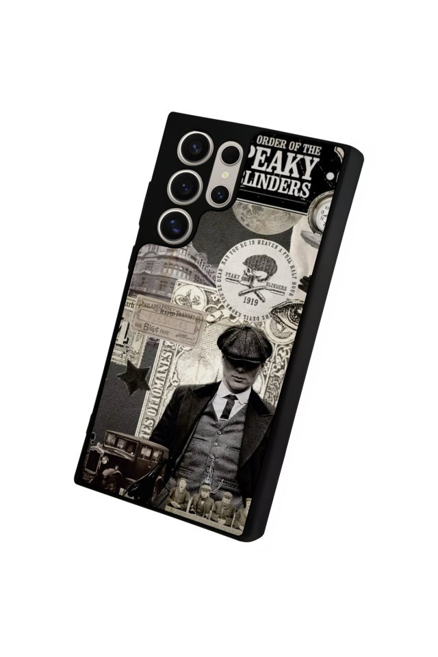 Samsung Galaxy S22 Ultra Uyumlu Peaky Blinders Tasarımlı Glossy Premium Kılıf