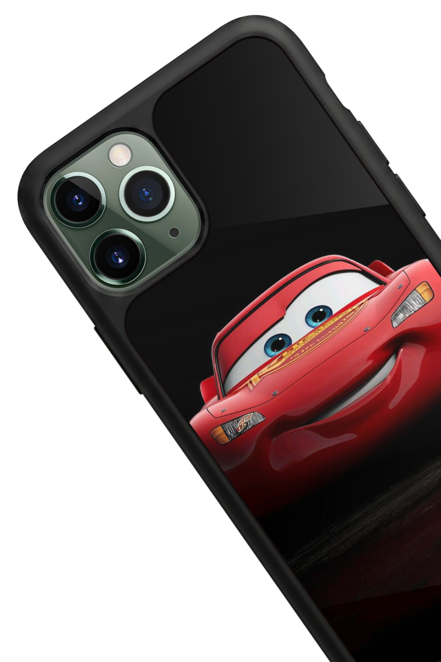 iPhone 11 Pro Uyumlu Şimsek McQueen Tasarımlı Glossy Premium Kılıf