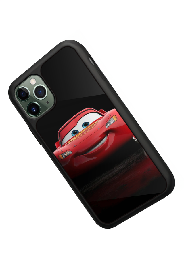 iPhone 11 Pro Uyumlu Şimsek McQueen Tasarımlı Glossy Premium Kılıf