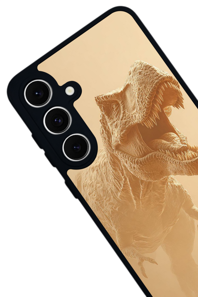 Samsung Galaxy A16 Uyumlu Dinazor Tasarımlı Glossy Premium Kılıf