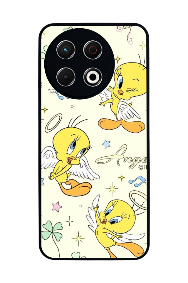 Tecno Spark 30 Pro Uyumlu Tweety Tasarımlı Glossy Premium Kılıf