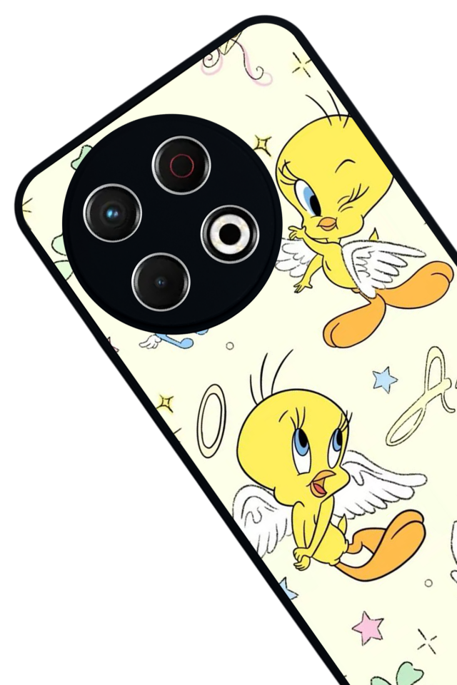 Tecno Spark 30 Pro Uyumlu Tweety Tasarımlı Glossy Premium Kılıf
