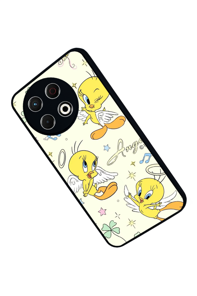 Tecno Spark 30 Pro Uyumlu Tweety Tasarımlı Glossy Premium Kılıf