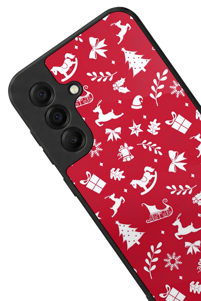 Samsung Galaxy A17 Uyumlu Yilbasi Christmas Tasarımlı Glossy Premium Kılıf