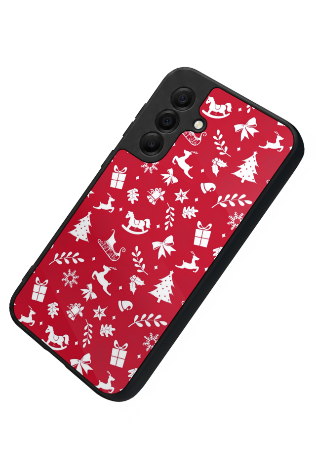 Samsung Galaxy A17 Uyumlu Yilbasi Christmas Tasarımlı Glossy Premium Kılıf
