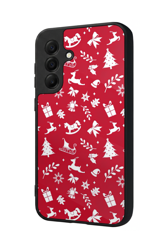 Samsung Galaxy A17 Uyumlu Yilbasi Christmas Tasarımlı Glossy Premium Kılıf