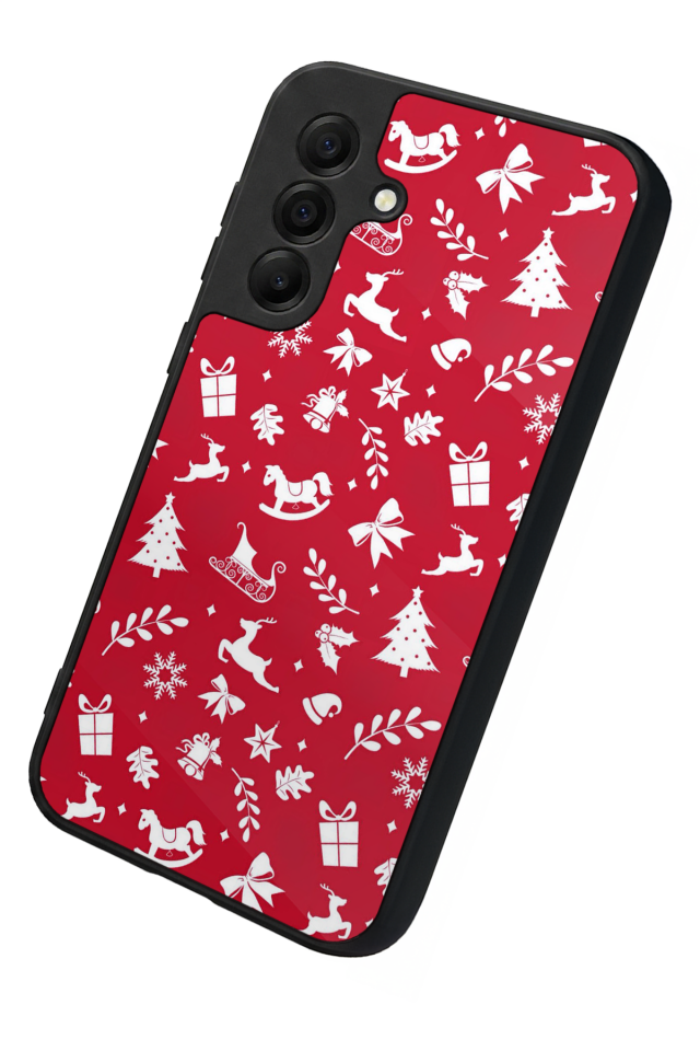 Samsung Galaxy A17 Uyumlu Yilbasi Christmas Tasarımlı Glossy Premium Kılıf