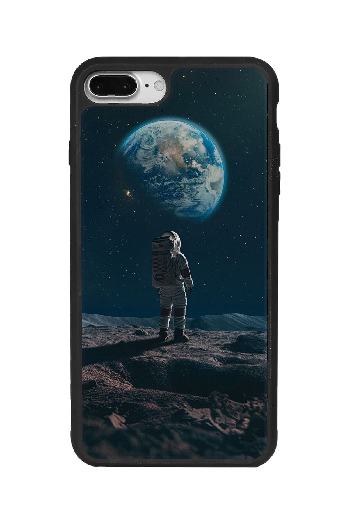 Apple iPhone 7 Plus Siyah Silikon Kılıf Çiziklere ve Darbelere Karşı Koruma