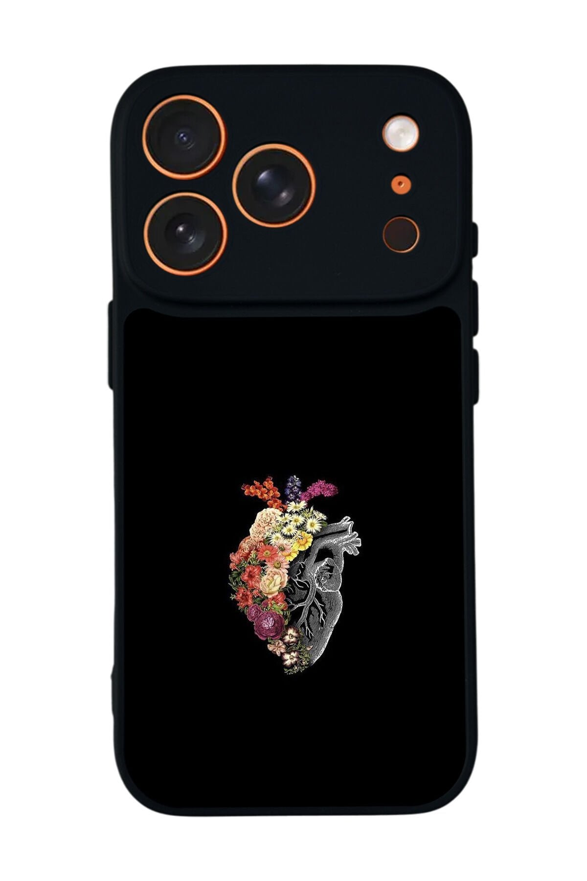 iPhone 17 Pro Max Uyumlu Kalp Love Tasarımlı Glossy Premium Kılıf