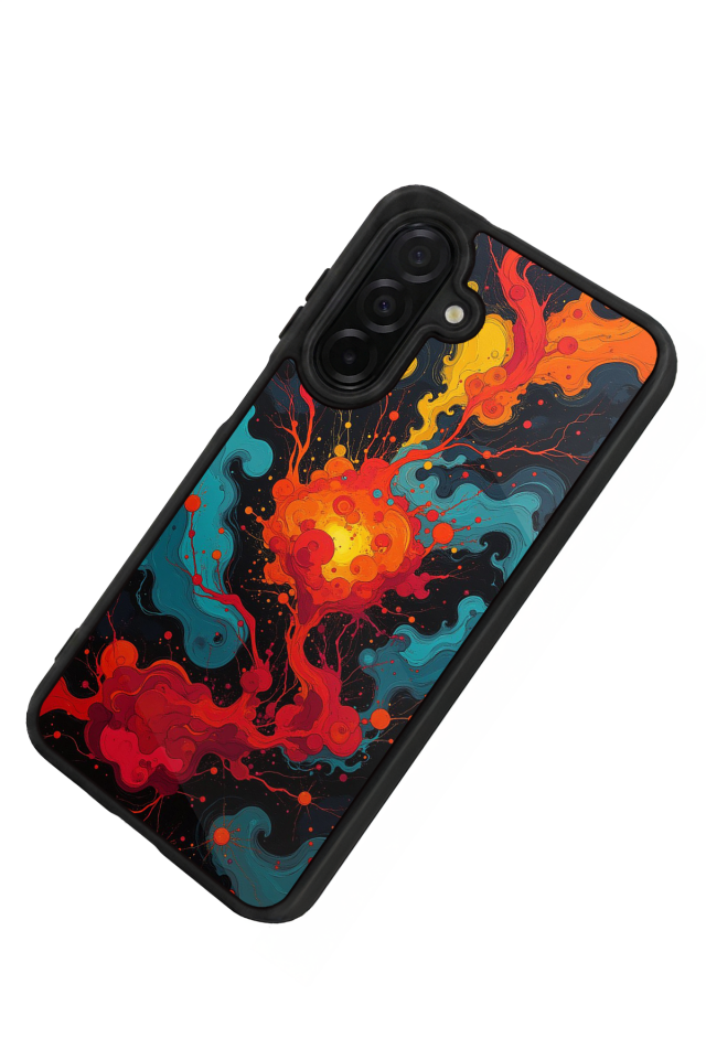 Samsung Galaxy A36 Uyumlu Abstract Tasarımlı Glossy Premium Kılıf