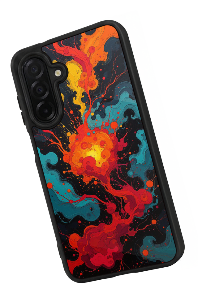 Samsung Galaxy A36 Uyumlu Abstract Tasarımlı Glossy Premium Kılıf