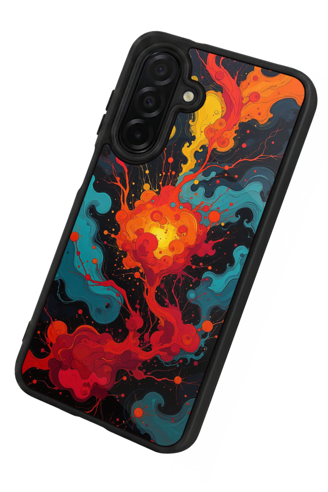 Samsung Galaxy A36 Uyumlu Abstract Tasarımlı Glossy Premium Kılıf