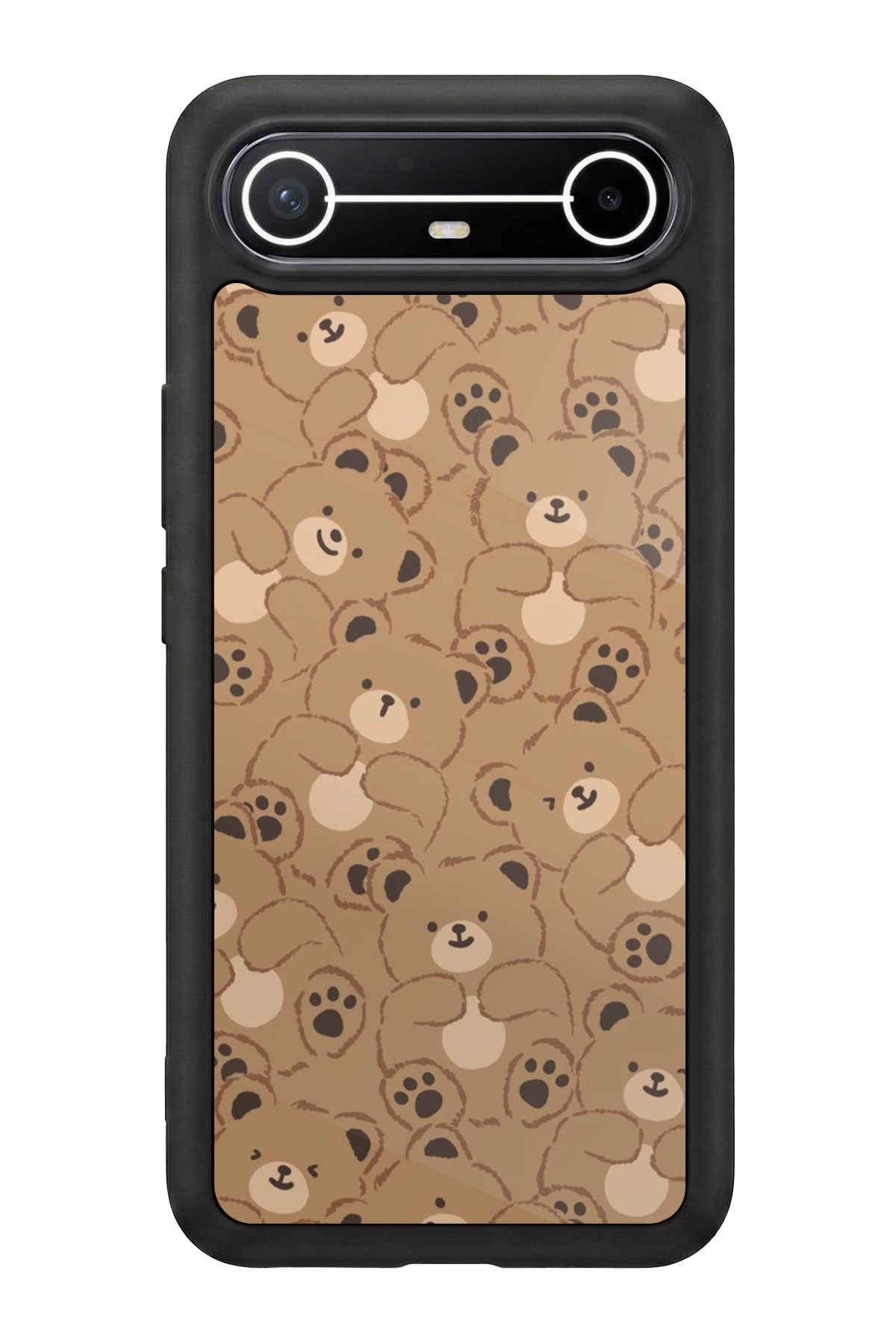 Tecno Spark Slim 5G Uyumlu Ayı Tasarımlı Glossy Premium Kılıf