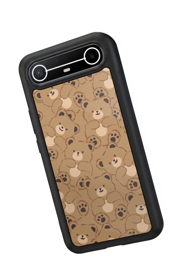 Tecno Spark Slim 5G Uyumlu Ayı Tasarımlı Glossy Premium Kılıf