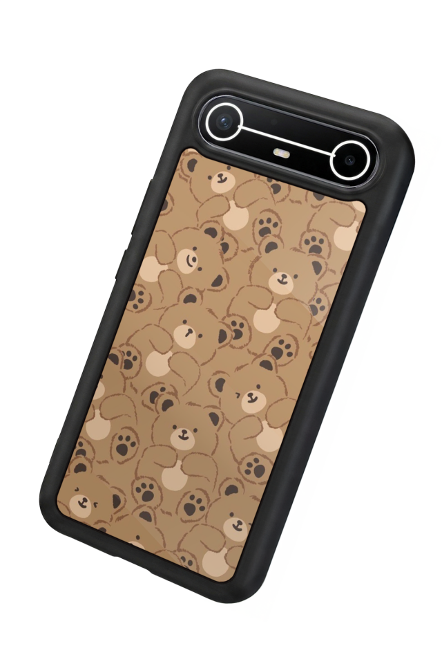 Tecno Spark Slim 5G Uyumlu Ayı Tasarımlı Glossy Premium Kılıf