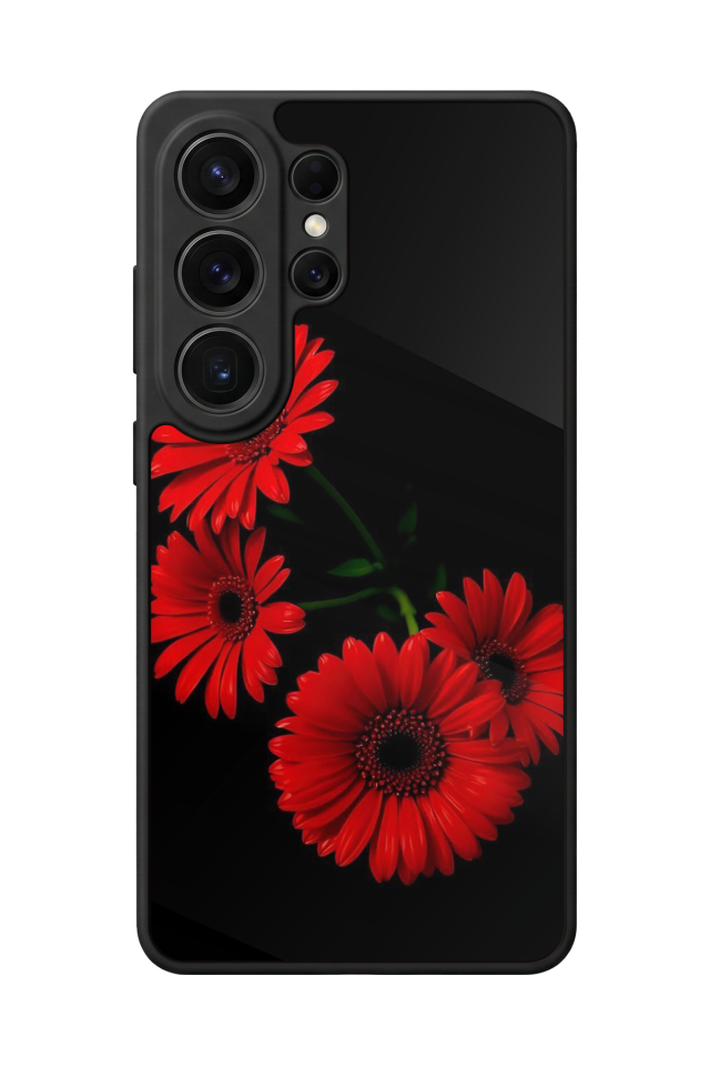Samsung Galaxy S26 Ultra Uyumlu Cicek Tasarımlı Glossy Premium Kılıf
