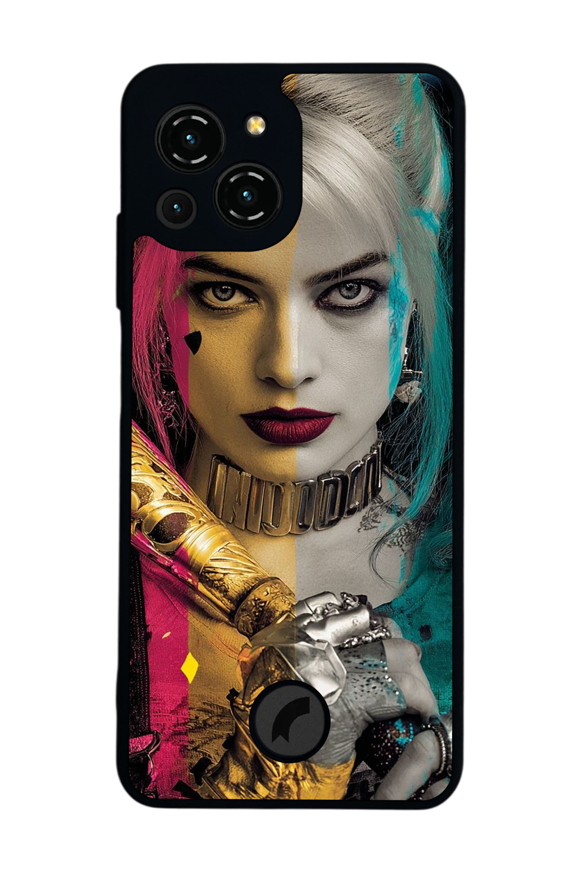 Reeder S23 Pro Max Uyumlu HarleyQueen Tasarımlı Glossy Premium Kılıf