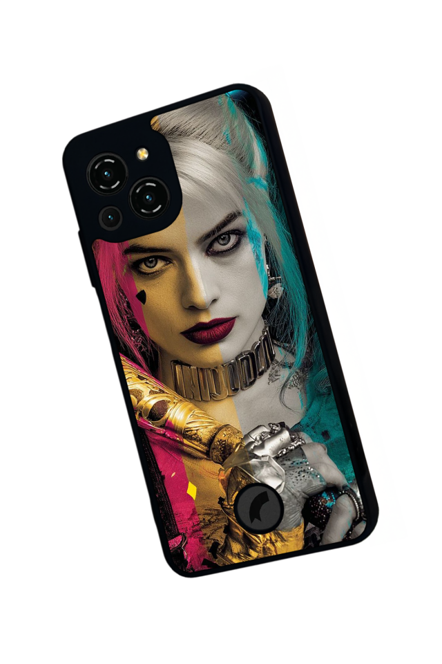 Reeder S23 Pro Max Uyumlu HarleyQueen Tasarımlı Glossy Premium Kılıf