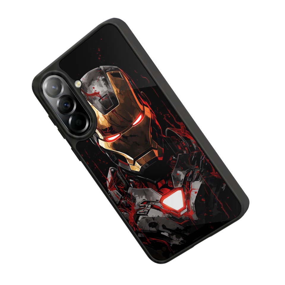Samsung Galaxy A57 Uyumlu  Iron Man ( Demir Adam ) Tasarımlı Glossy Premium Kılıf