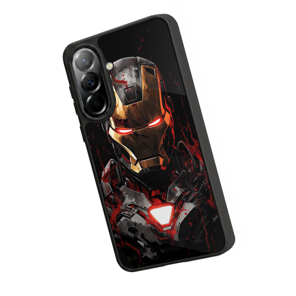 Samsung Galaxy A57 Uyumlu  Iron Man ( Demir Adam ) Tasarımlı Glossy Premium Kılıf