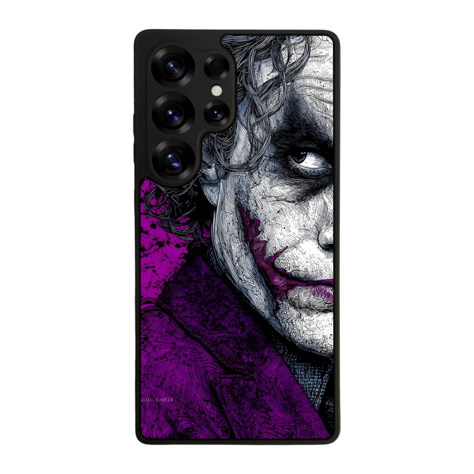 Samsung Galaxy S25 Ultra Uyumlu Joker Tasarımlı Glossy Premium Kılıf