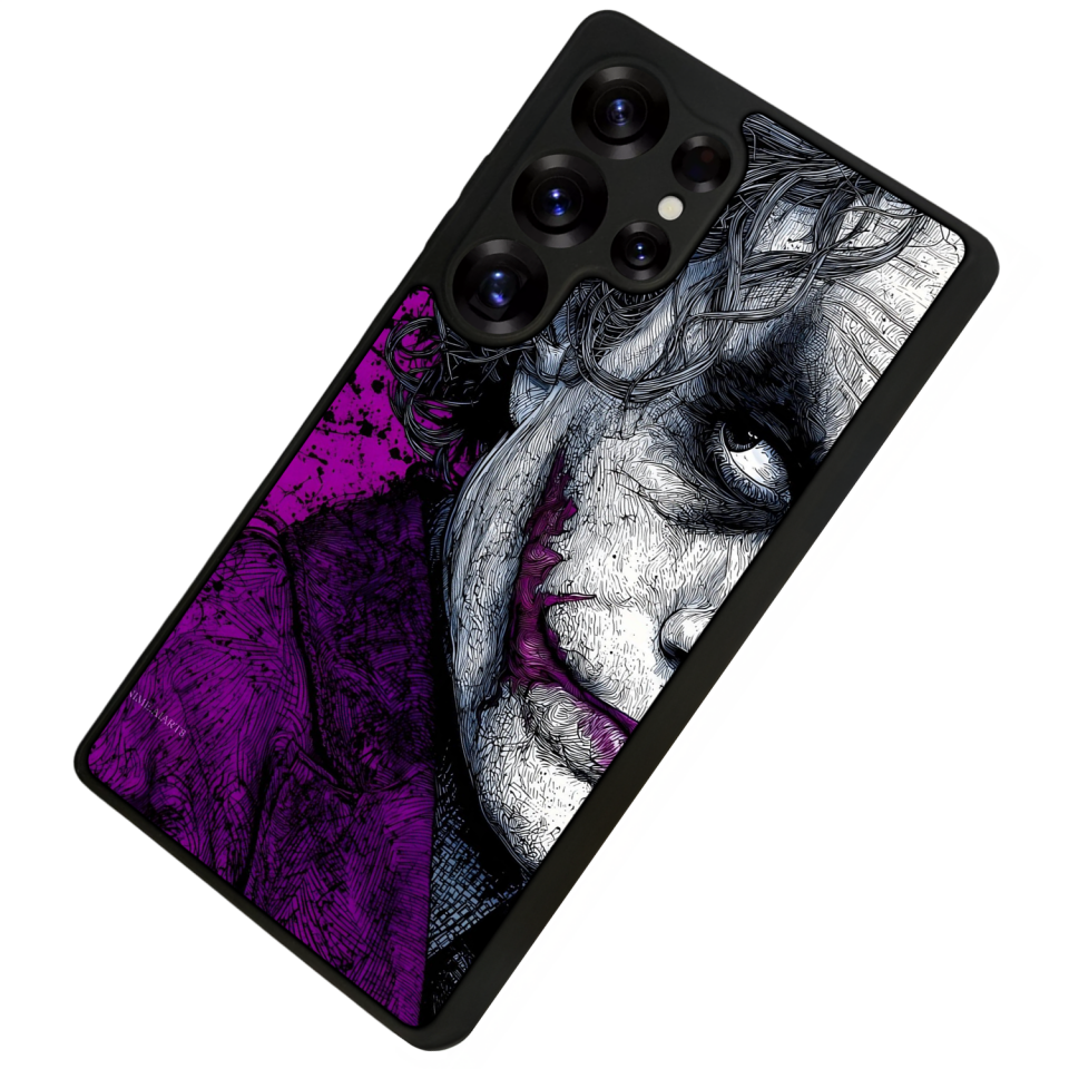 Samsung Galaxy S25 Ultra Uyumlu Joker Tasarımlı Glossy Premium Kılıf
