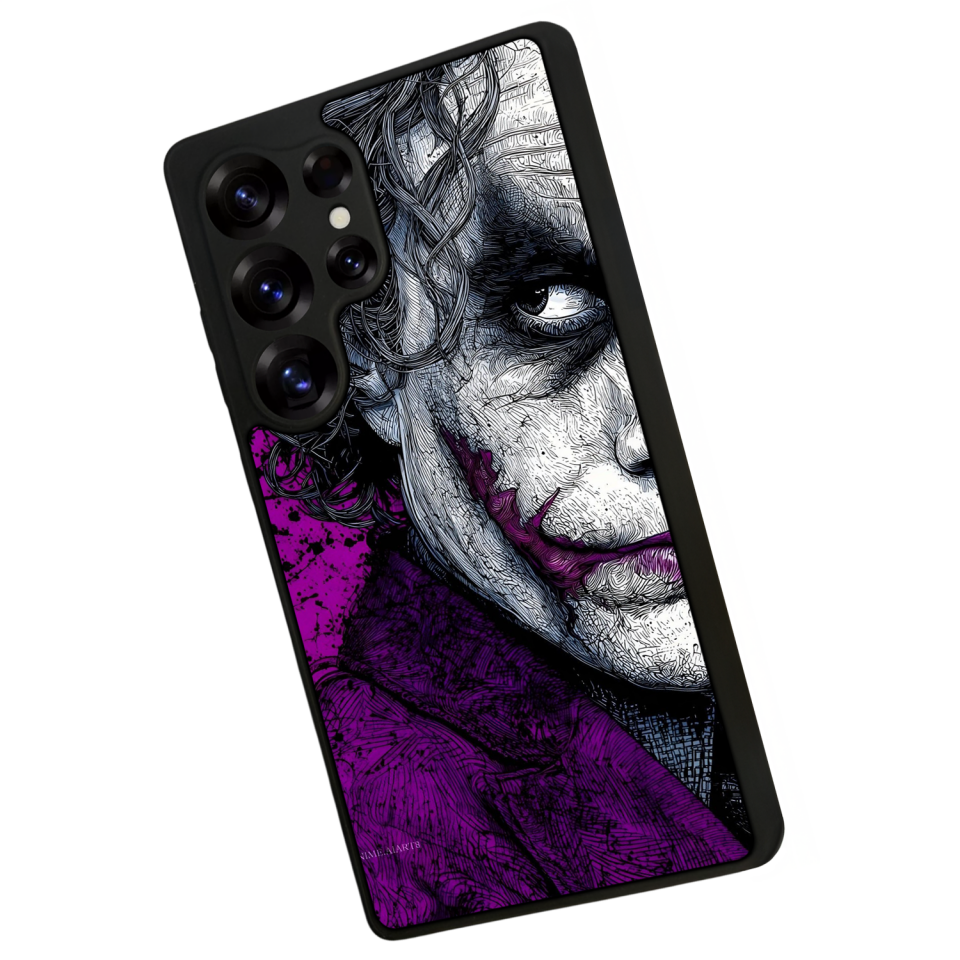 Samsung Galaxy S25 Ultra Uyumlu Joker Tasarımlı Glossy Premium Kılıf