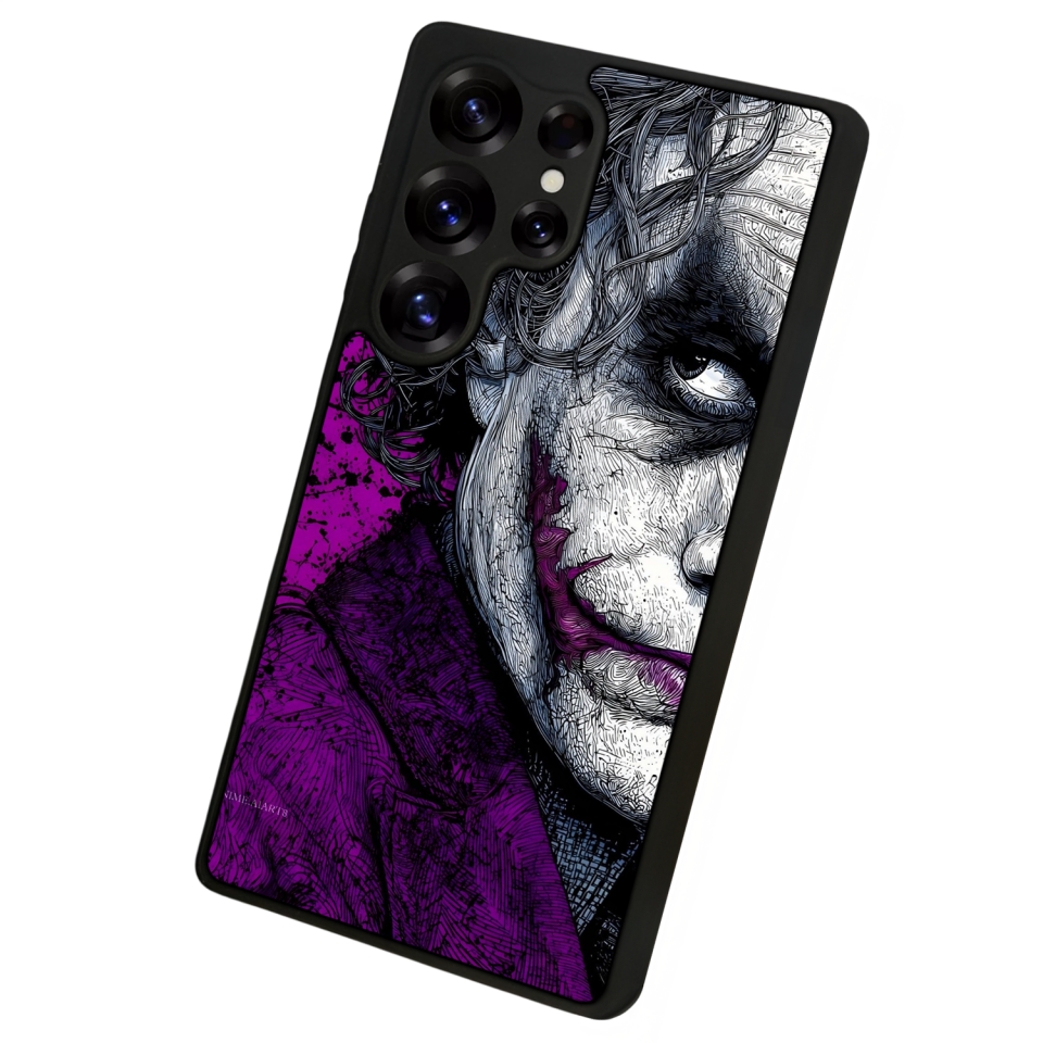 Samsung Galaxy S25 Ultra Uyumlu Joker Tasarımlı Glossy Premium Kılıf