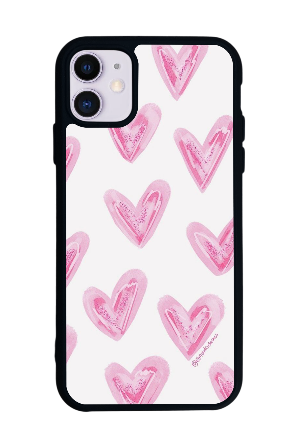 iPhone 11 Uyumlu Kalp Love Tasarımlı Glossy Premium Kılıf