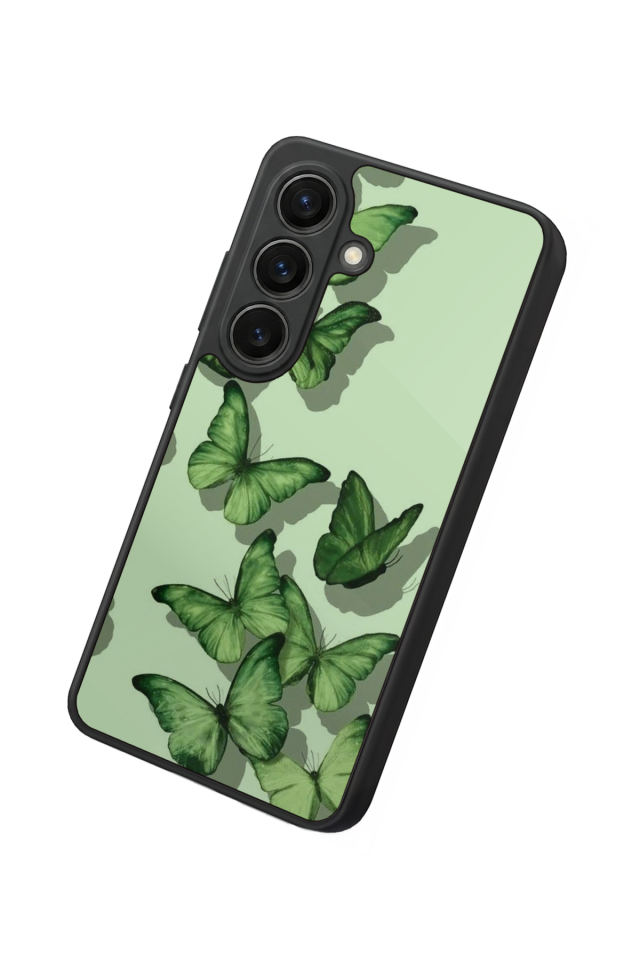 Samsung Galaxy S26 Uyumlu Kelebek Tasarımlı Glossy Premium Kılıf