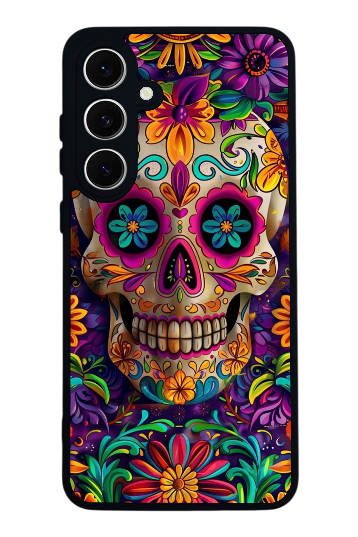 Samsung Galaxy A16 Uyumlu KuruKafa Tasarımlı Glossy Premium Kılıf