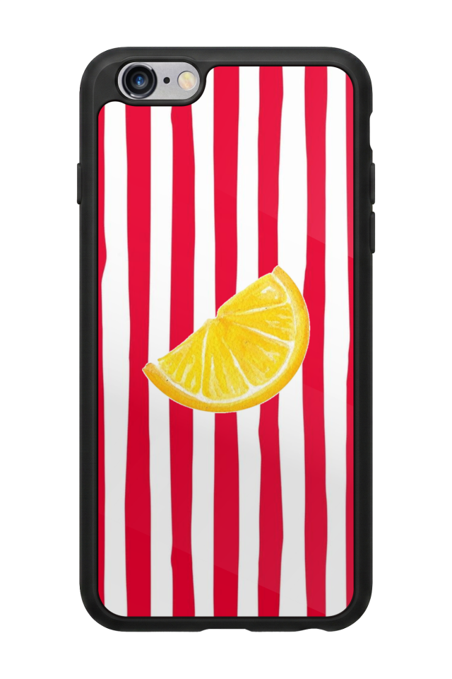 iPhone 6 Plus Uyumlu Limon Tasarımlı Glossy Premium Kılıf
