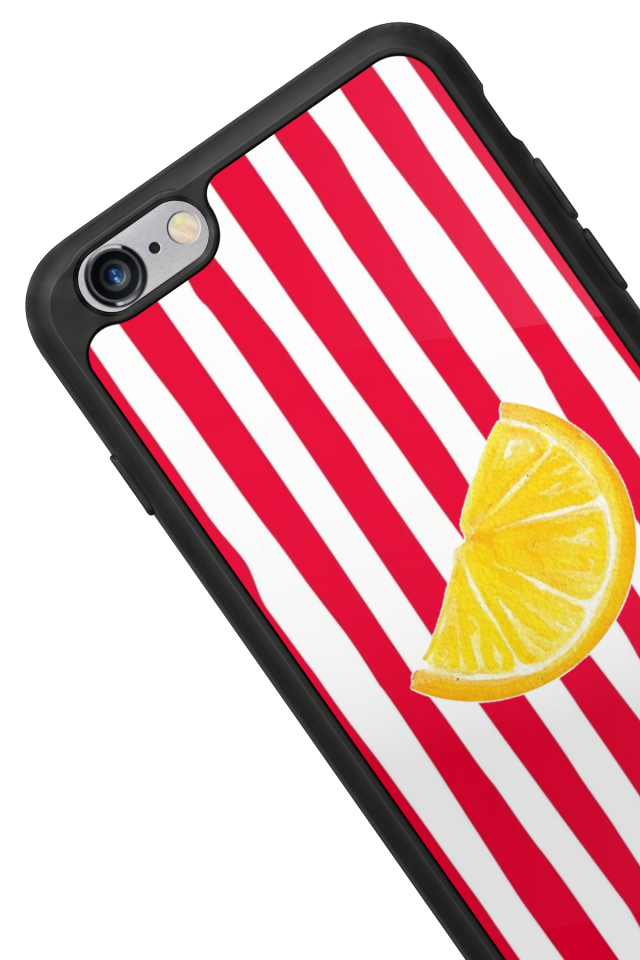 iPhone 6 Plus Uyumlu Limon Tasarımlı Glossy Premium Kılıf