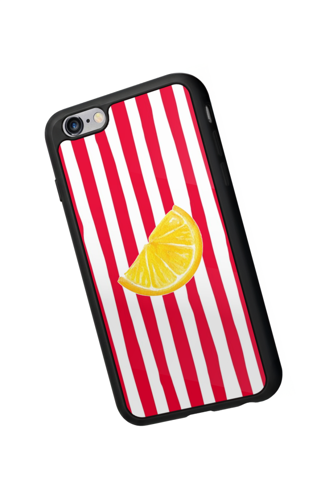 iPhone 6 Plus Uyumlu Limon Tasarımlı Glossy Premium Kılıf