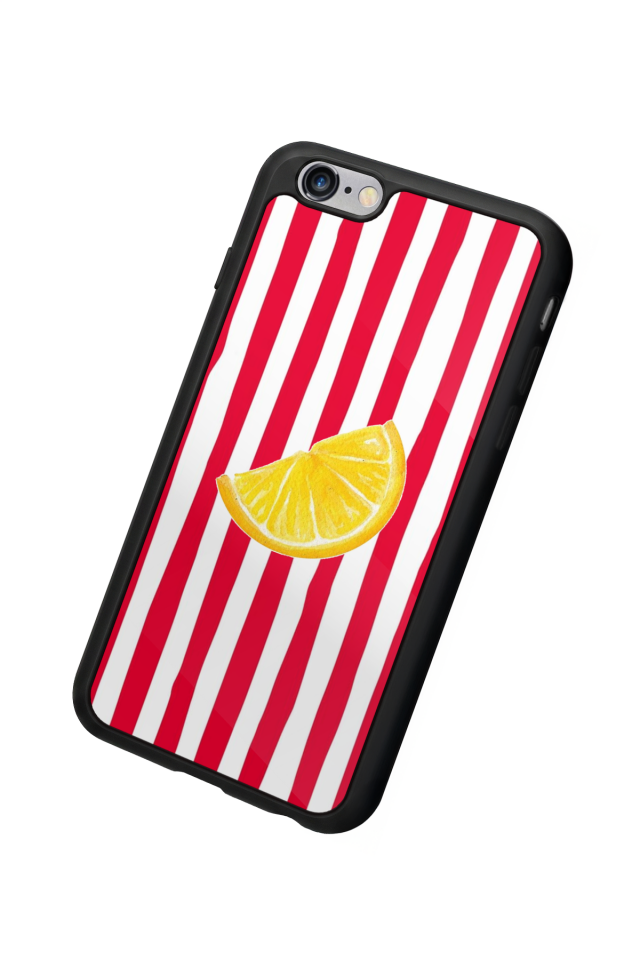 iPhone 6 Plus Uyumlu Limon Tasarımlı Glossy Premium Kılıf