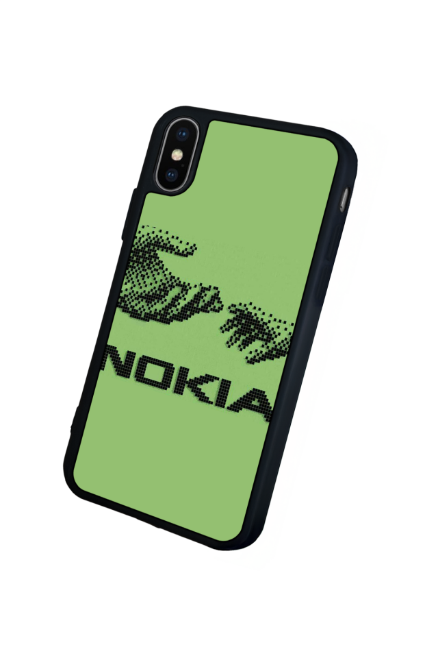 iPhone X/ XS Uyumlu Nokia Tasarımlı Glossy Premium Kılıf