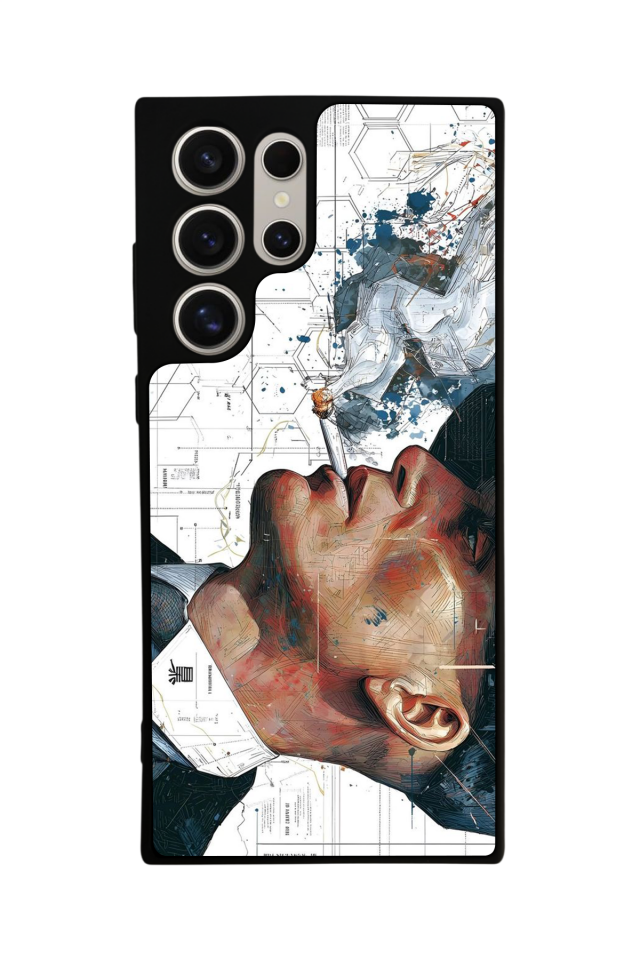 Samsung Galaxy S22 Ultra Uyumlu Peaky Blinders Tasarımlı Glossy Premium Kılıf