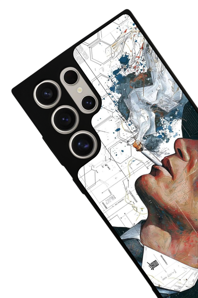 Samsung Galaxy S22 Ultra Uyumlu Peaky Blinders Tasarımlı Glossy Premium Kılıf