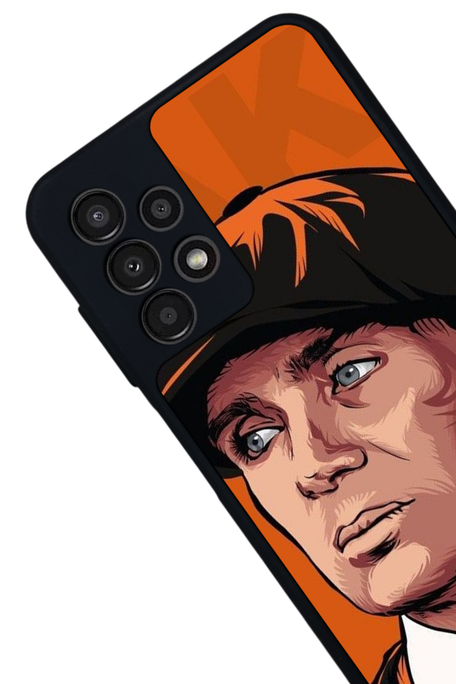Samsung Galaxy A23 Uyumlu Peaky Blinders Tasarımlı Glossy Premium Kılıf