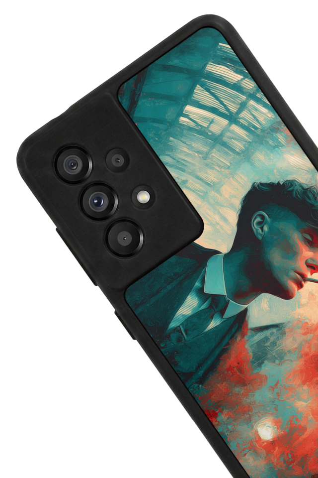 Samsung Galaxy A73 Uyumlu Peaky Blinders Tasarımlı Glossy Premium Kılıf
