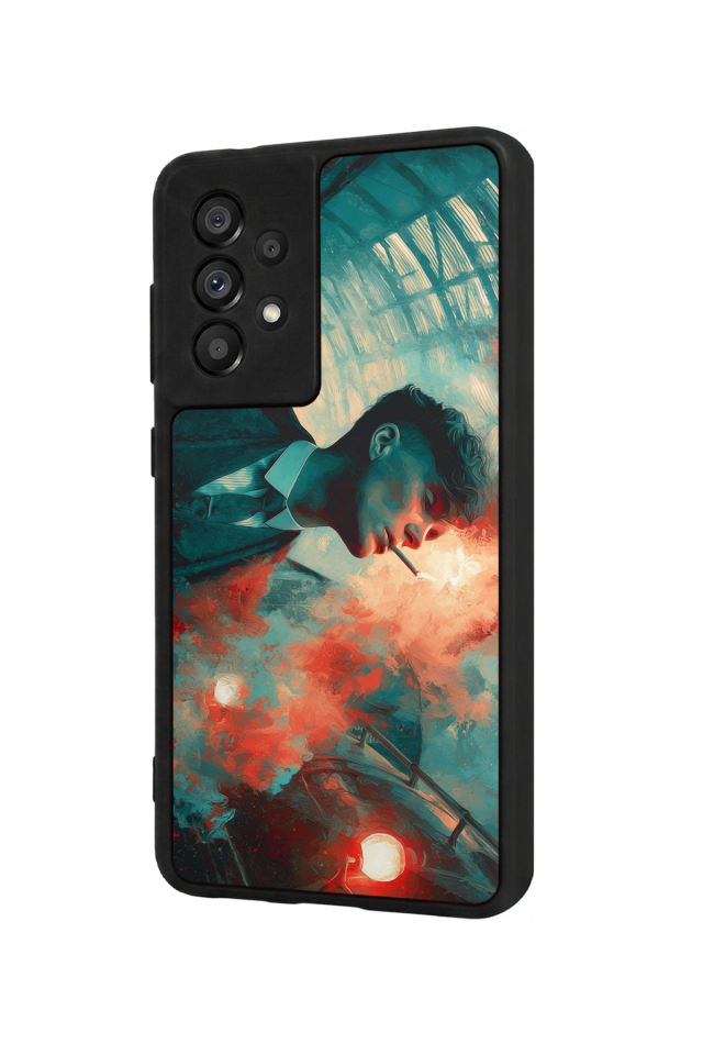 Samsung Galaxy A73 Uyumlu Peaky Blinders Tasarımlı Glossy Premium Kılıf