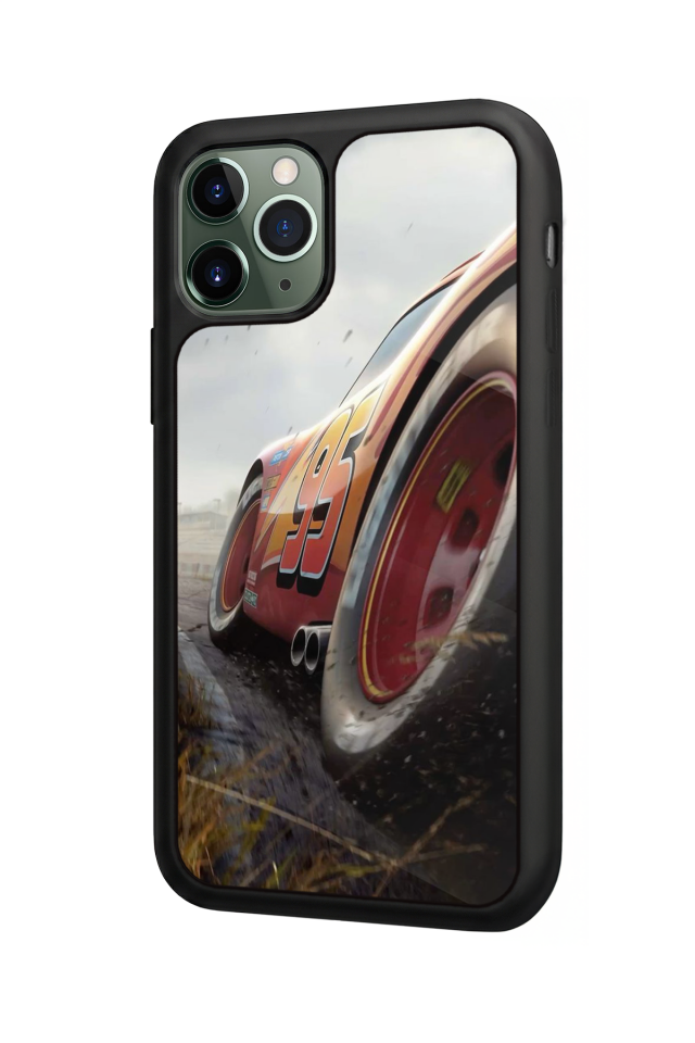iPhone 11 Pro Uyumlu Şimsek McQueen Tasarımlı Glossy Premium Kılıf