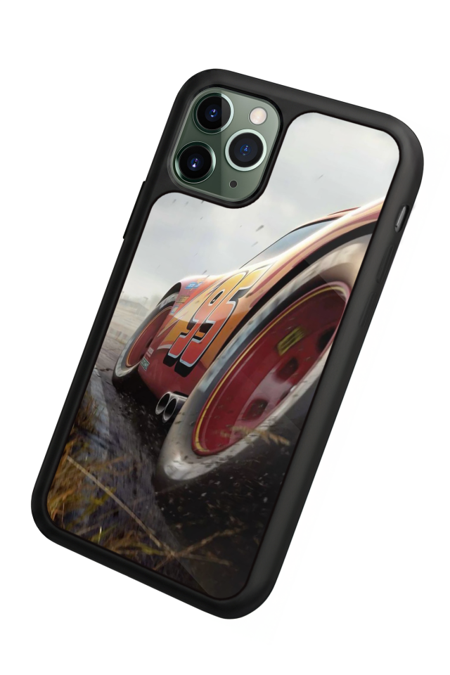 iPhone 11 Pro Uyumlu Şimsek McQueen Tasarımlı Glossy Premium Kılıf