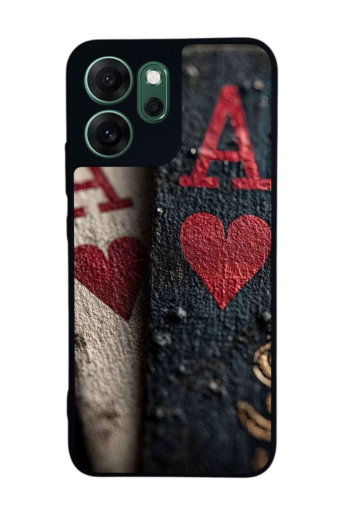 Oppo Reno 14F Uyumlu Kart Tasarımlı Glossy Premium Kılıf